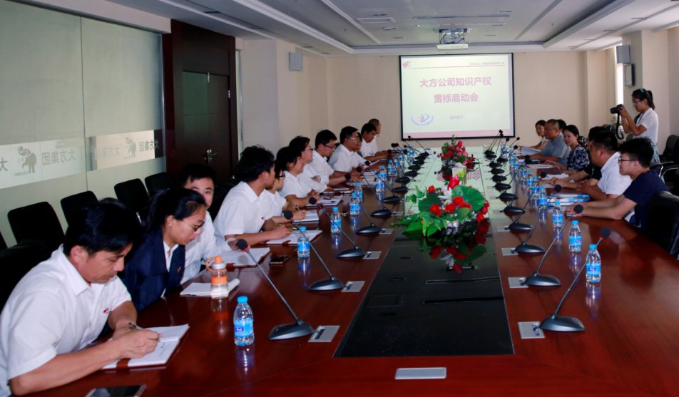 大方公司召開知識產(chǎn)權(quán)貫標啟動會議